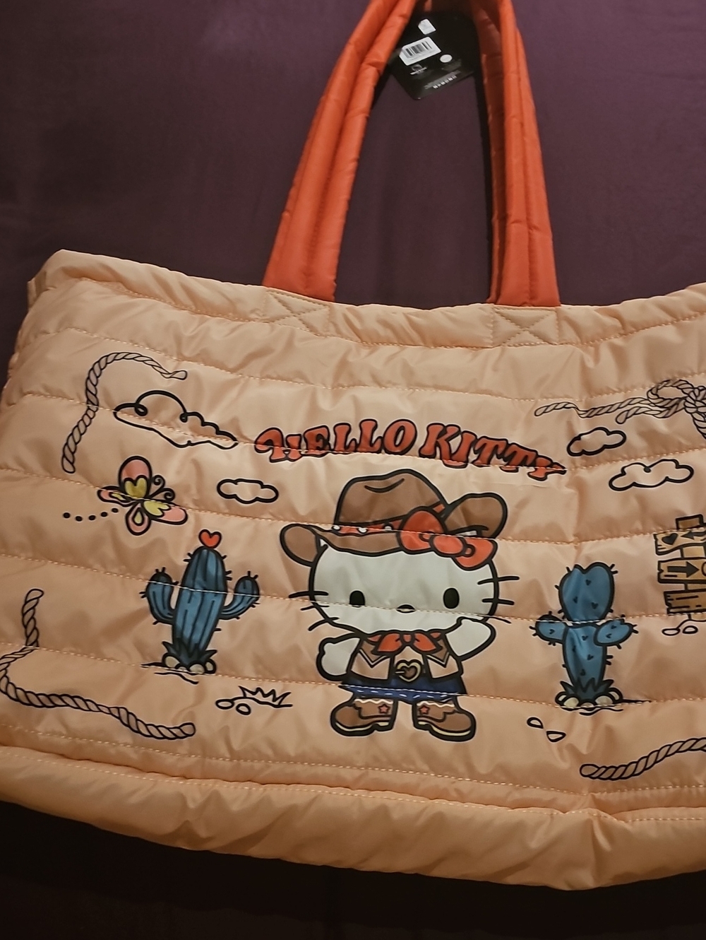 Hello Kitty Cowgirl Tote NWT H-E-B Exclusive